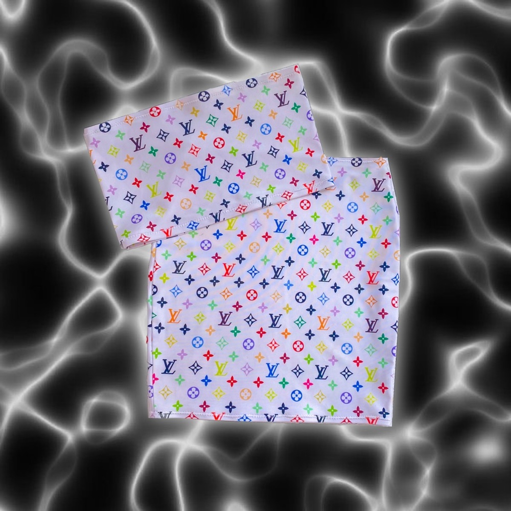 maddy perez euphoria inspired skirt set 🌈